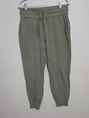 Athleta Olive Green Drawstring Jogger Pants
